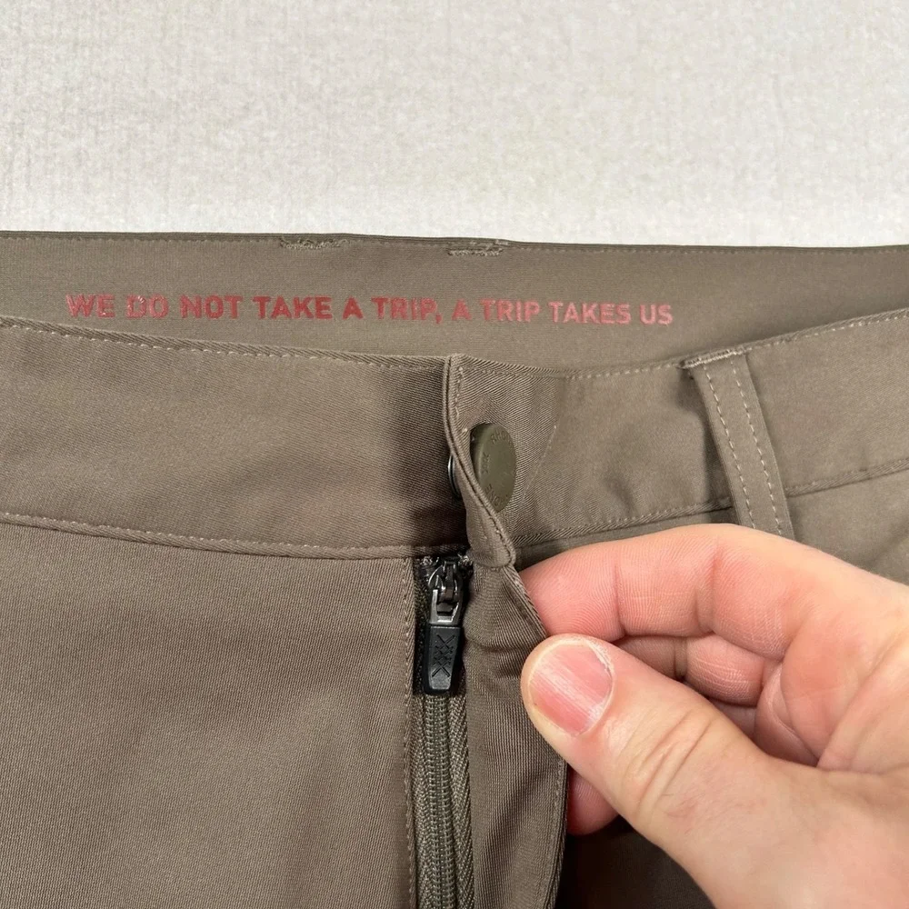 Rhone Pants Mens 30 Commuter Performance Chino Brown Classic Taupe Golf